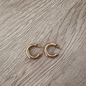Old Navy Gold Plated Hoop Earrings ✨